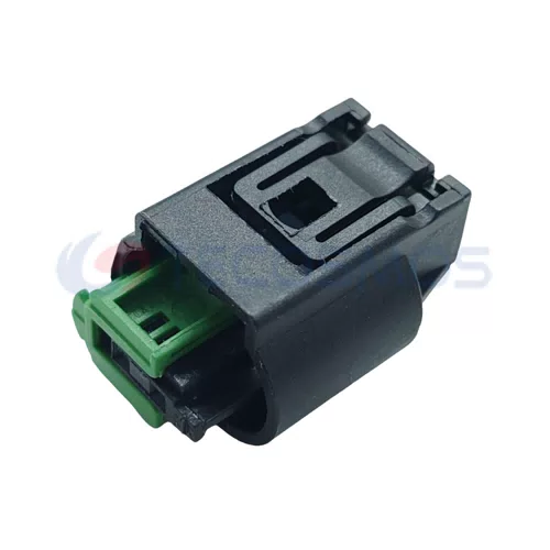 2-Pin Female Waterproof Wire Harness Water Temperature Sensor Plug Nylon ABS Copper for Car Wire Connections Model 1-967644-1